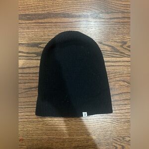 Madewell recycled cotton beanie black